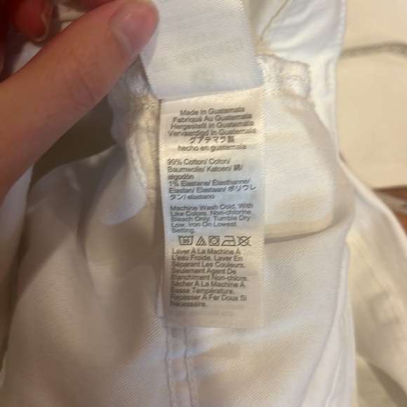 Re Imagined by J Crew Woman’s White Slim Boyfriend Jeans Size 30 - Picture 8 of 8